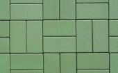Бетонная тротуарная плитка BRAER Плитка тротуарная ВЫБОР ЛА-Линия 2П.4, гладкая, зеленый, 200х100х40 мм