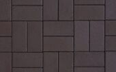 Бетонная тротуарная плитка  Плитка тротуарная ВЫБОР ЛА-Линия 2П.4, гладкая, коричневый, 200х100х40 мм