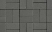 Бетонная тротуарная плитка BRAER Плитка тротуарная ВЫБОР ЛА-Линия 2П.4, гладкая, серый, 200*100*40 мм