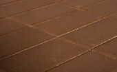 Бетонная тротуарная плитка BRAER Плитка тротуарная BRAER Прямоугольник коричневый, 200*100*40 мм