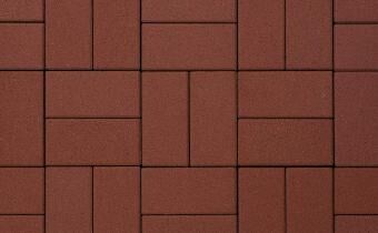 Плитка тротуарная ВЫБОР ЛА-Линия 2П.4, гладкая, красный, 200х100х40 мм