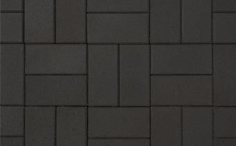 Плитка тротуарная ВЫБОР ЛА-Линия 2П.4, гладкая, черный, 200*100*40 мм