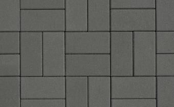 Плитка тротуарная ВЫБОР ЛА-Линия 2П.4, гладкая, серый, 200*100*40 мм