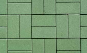 Плитка тротуарная ВЫБОР ЛА-Линия 2П.4, гладкая, зеленый, 200х100х40 мм